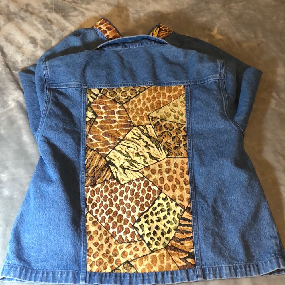 Jean Jacket Giraffe 🦒 Zebra 🦓  design - Picture 7 of 13